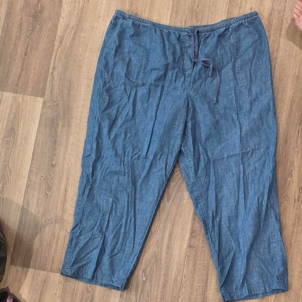 Llbean Women's Blue and Navy Jeans